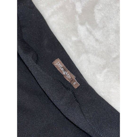 J.McLaughlin Black 3/4 Sleeve Fit & Flare Dress Women size Small - Picture 4 of 9